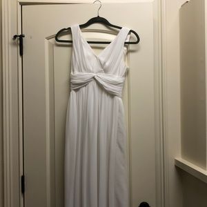 White Formal Long Dress